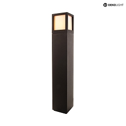 Luce con piedistallo FACADO E27 IP44, antracite, Bianco