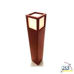 Floor lamp Facado outdoor luminaire, 220-240V AC / 50-60Hz, E27, 20W, IP44, brown