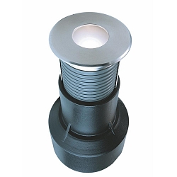 Projecteur encastr BASIC ROUND rayonnement symtrique IP67, argent