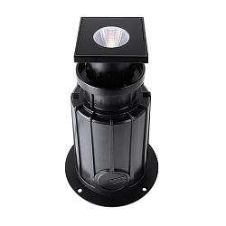 KapegoLED Bodeneinbauleuchte NC COB I Eckig, 220-240V, 5W, schwarz transparent