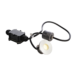 Outdoor LED Bodeneinbauleuchte PEACOCK, IP67, begehbar bis 5 kN, 2W 3000K 150lm 30, Silber