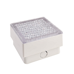 LED Bodeneinbauleuchte TABIT 100x100, 2,3W, 3000K, 120lm, IP67, transparent