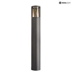 bollard lamp FACADO II 650MM TONED round E27 IP65, dark grey, mat dimmable
