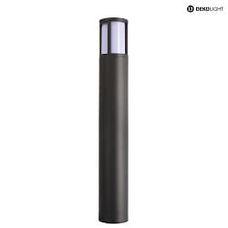 bollard lamp FACADO II 650MM OPAL round E27 IP65, dark grey, mat dimmable