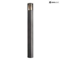 bollard lamp FACADO II 1000MM TONED round E27 IP65, dark grey, mat dimmable
