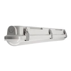 Luminaire pour locaux humides TRI PROOF BASIC IP65, gris clair 