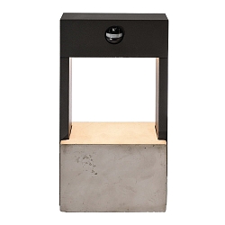 Applique avec dtecteur de mouvement CHERTAN avec capteur IP54, gris fonc, satin 