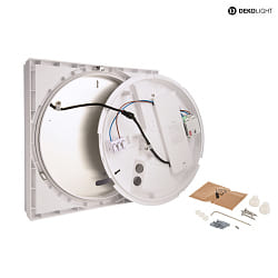 outdoor wall luminaire CASA with sensor, CCT Switch, switchable IP54, white 