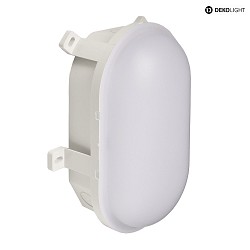 damp-proof luminaire SOTANO IP54 oval, CCT Switch, impact resistant, switchable, multipower IP54, white 