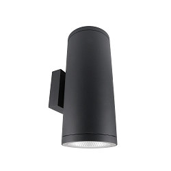 wall luminaire SHORELINE PRO ROUND 140 UP&DOWN 2 flames, round, CCT Switch IP65, dark grey dimmable