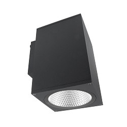 wall luminaire SHORELINE PRO SQUARE 140 DOWN 1 flame, square, CCT Switch IP65, dark grey dimmable