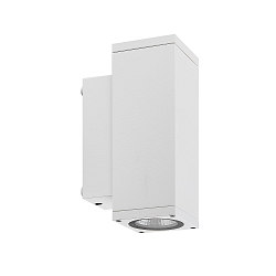 wall luminaire PRO SQUARE 70 UP&DOWN 2 flames, square, CCT Switch IP65, white dimmable