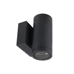 Lampada da parete SHORELINE PRO UP&DOWN rotondo GU10 IP65, grigio scuro dimmerabile