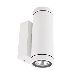 wall luminaire SHORELINE PRO ROUND 68 UP&DOWN 2 flames, round, CCT Switch IP65, white dimmable