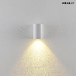 Luminaire mural dextrieur CAN IP65 cylindrique, rigide GU10 IP65, blanche gradable