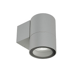 outdoor wall luminaire ACHERNAR DOWN 1 flame GU10 IP65, light grey dimmable
