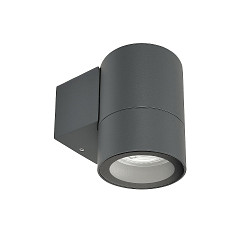 outdoor wall luminaire ACHERNAR DOWN 1 flame GU10 IP65, dark grey dimmable