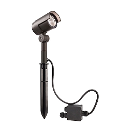 Outdoor LED Spieleuchte KEID II, IP65, inkl. Anschlussbox, Alu Druckguss, Dunkelgrau, 20W 3000K 1350lm 2070cd 45