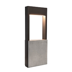 Outdoor LED Stehleuchte CHERTAN 450, 45cm, IP54, 12W 3000K 640lm 120, Alu Druckguss, Dunkelgrau