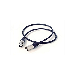DMX Verbindungskabel, XLR, 3pol Male / Female, Neutrik, 5 Meter