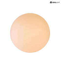 Sfera luminosa DORADUS 250MM con spina, resistente agli urti, resistenti all'aria di mare E27 IP65 / IP44, bianco dimmerabile