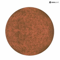 Dekorative Outdoor Kugelleuchte DORADUS, IP65/IP44 IK07, E27, Kunstharz (Polyresin), mit IP-Steckerkabel, terracotta,  56cm