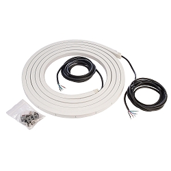 Flexible outdoor LED strip D FLEX LINE TOP TOP-VIEW, IP68, 24V DC, 43W RGB+3200K 1260lm 117, 500cm