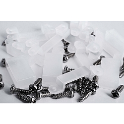 Set di montaggio 17-19mm, acciaio, trasparente