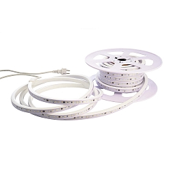 LED Strip flexible transparent, white