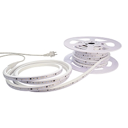 LED Strip flexible transparent, white