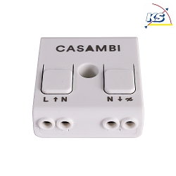 Unité de commande Bluetooth CASAMBI CBU TED, blanche