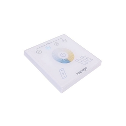 Telecomando LED/pannello di controllo led TOUCHPANEL 2-CH, chiaro, trasparente, Bianco