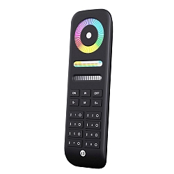Telecomando RF-SMART SINGLE/CCT/RGB/RGBW/RGB+CCT 8 canale, nero
