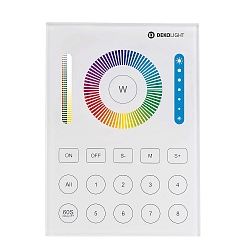 Tlcommande RF-SMART SINGLE/CCT/RGB/RGBW/RGB+CCT 8 canaux, blanche