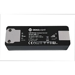Alimentatore LED BASIC, CC, V8-40-1050mA/40V corrente costante, Grigio, Nero