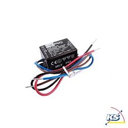 KapegoLED power supply MINI 350mA, 4W, current constant, 100-240V AC, 50-60Hz, 3-12V DC