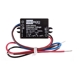 Deko-Light LED-power supply unit, MINI, CV, 12V/4W, voltage constant, 100-240V AC/50-60Hz, 12V DC, 0-330 mA