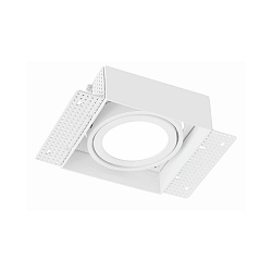 Inserto cardanico MODULAR SYSTEM  senza telaio, Bianco opaco