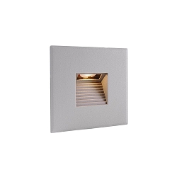 KapegoLED Abdeckung eckig fr LIGHT BASE COB Indoor, silbergrau-transparent