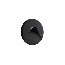 Abdeckung rund fr Light Base COB LED Indoor, Aluminium, IP20, Schwarz