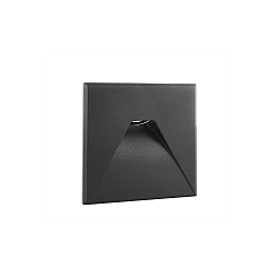 Abdeckung eckig fr Light Base COB LED Indoor, Aluminium, 8.5cm, IP20, Schwarz