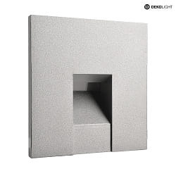 Cover SQUARE for recessed LED wall luminaire ALWAID, grey