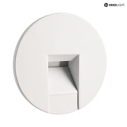 Cover ROUND for recessed LED wall luminaire ALWAID, white