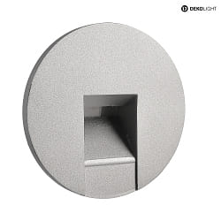 Cover ROUND for recessed LED wall luminaire ALWAID, grey