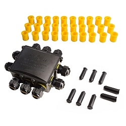 Outdoor Multi 10-fold-distributor for 2-10 cable 4-14 mm, 0.5-4 mm, max. 450V AC/24A