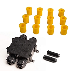 Outdoor Multi 4-fold-distributor for 2-4 cable 4-14 mm, 0.5-4 mm, max. 450V AC/24A