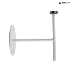 Wandhalter fr Magnetleuchte MIRAM, B/H: 8,5cm/9,6cm, wei