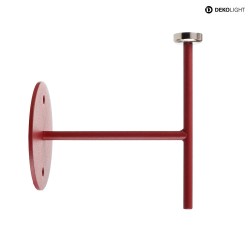 Wandhalter fr Magnetleuchte MIRAM, B/H: 8,5cm/9,6cm, rot