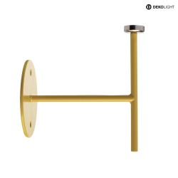 Wandhalter fr Magnetleuchte MIRAM, B/H: 8,5cm/9,6cm, gelb