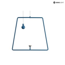 Pendel fr Magnetleuchte MIRAM, B/H: 20,5cm/18,5cm, blau